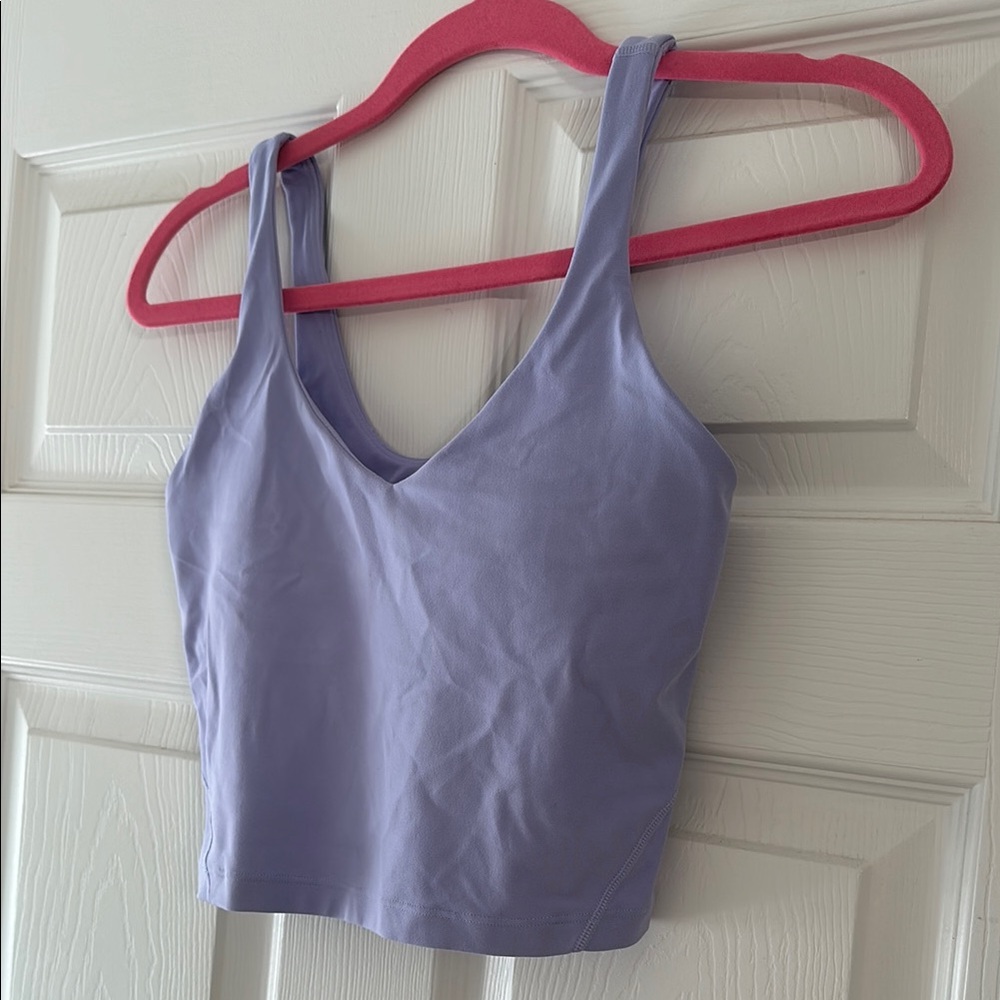 Lavender Align Cropped Top
